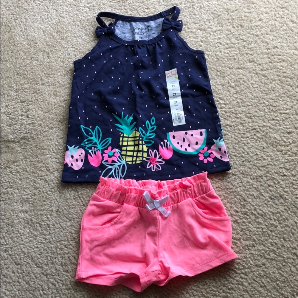 Jumping Beans Outfit - Tank & Shorts